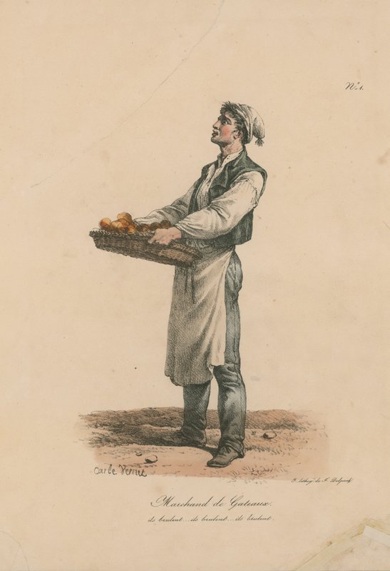 Marchand de gâteaux - Carle Vernet