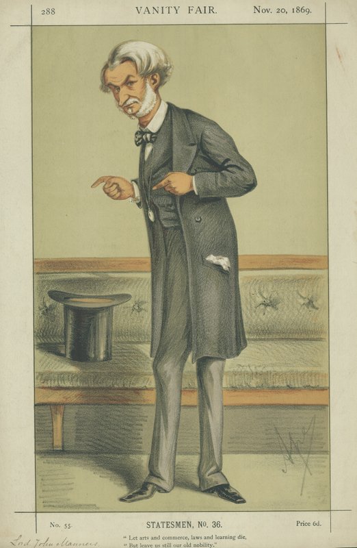 Le Très Honorable Lord John J R Manners - Carlo Pellegrini