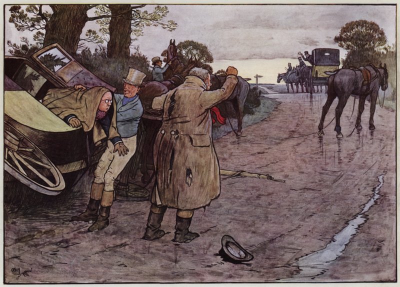 Illustration pour Les Papiers de Pickwick - Cecil Charles Windsor Aldin