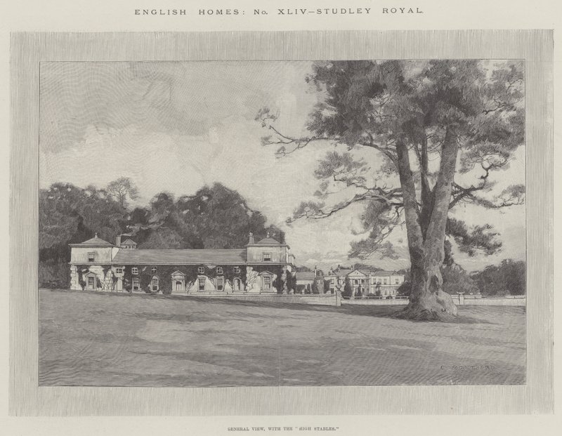 Studley Royal - Charles Auguste Loye