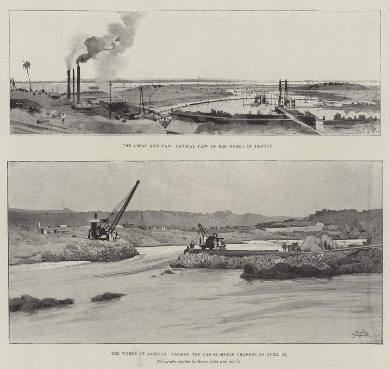 Le Grand Barrage du Nil - Charles Auguste Loye