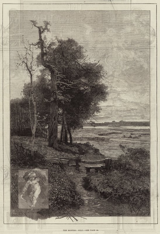 Les Mois, juillet - Charles Auguste Loye