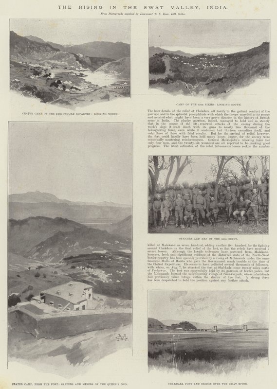 Le soulèvement dans la vallée de Swat, Inde - Charles Auguste Loye