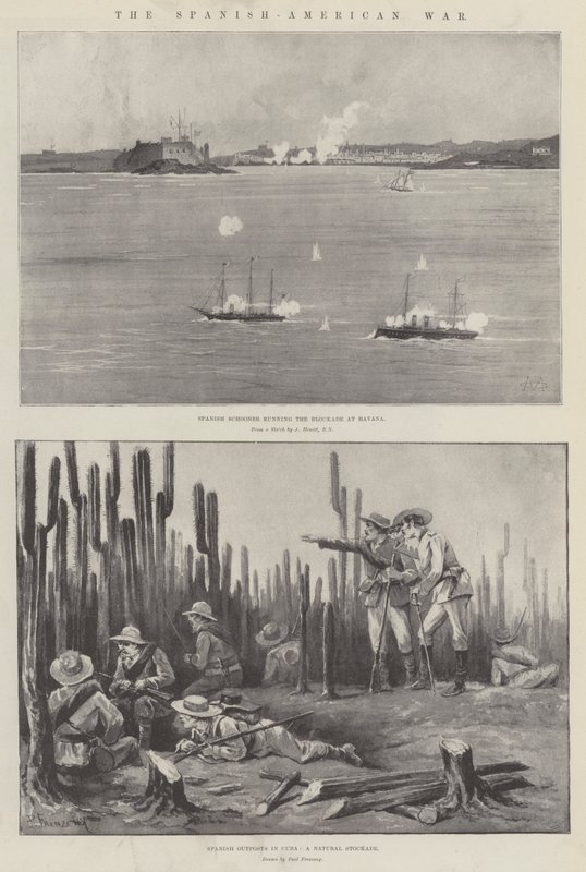 La Guerre hispano-américaine - Charles Auguste Loye