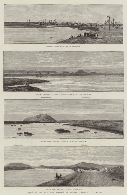 Vues sur le Nil - Charles Auguste Loye