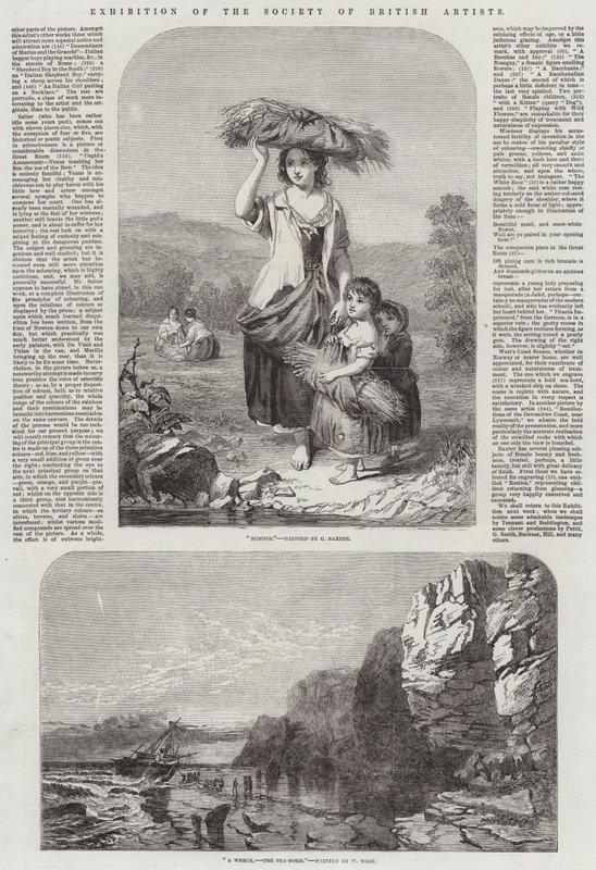 Exposition de la Société des artistes britanniques - Charles Baxter