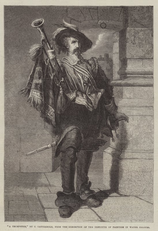 Un trompettiste - Charles Cattermole
