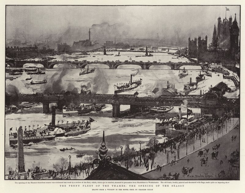 La flotte du sou de la Tamise, l