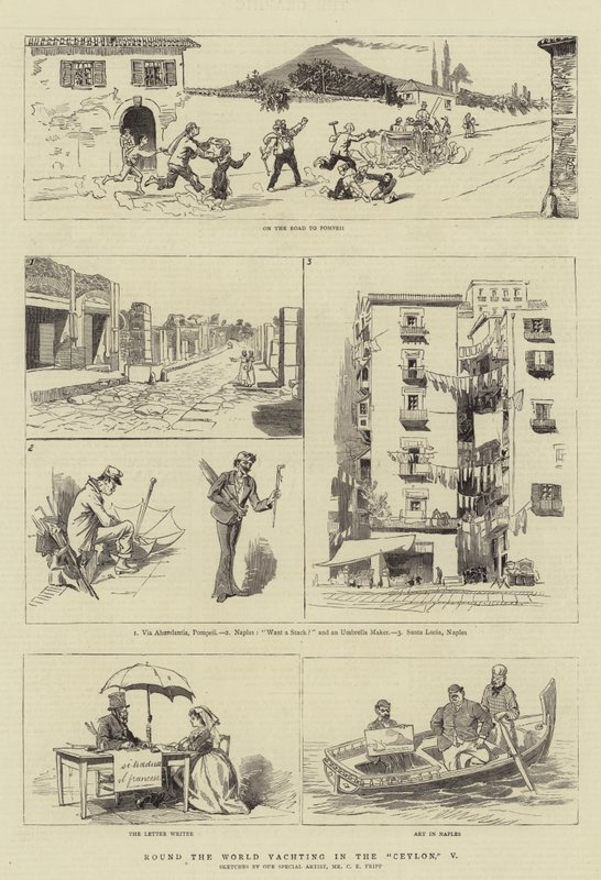 Tour du monde en yacht dans le Ceylan, V - Charles Edwin Fripp