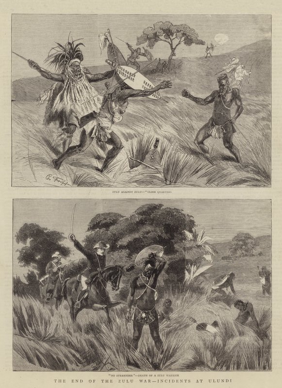 La fin de la guerre zouloue, incidents à Ulundi - Charles Edwin Fripp