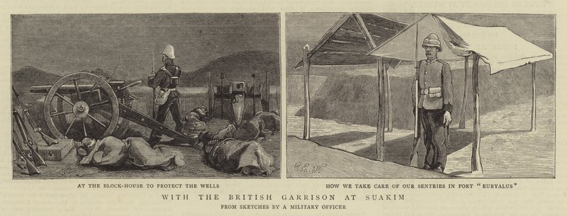 Avec la garnison britannique à Suakim - Charles Edwin Fripp