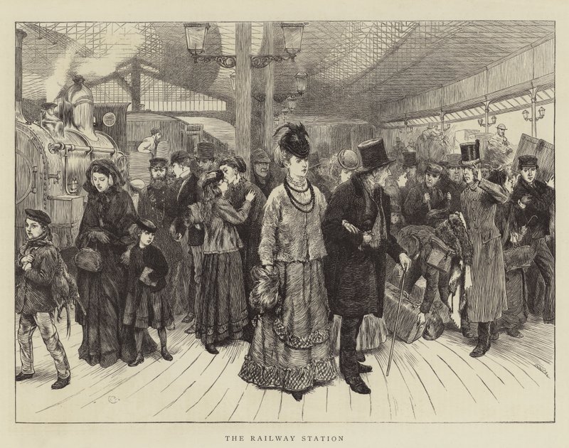 La gare - Charles Green