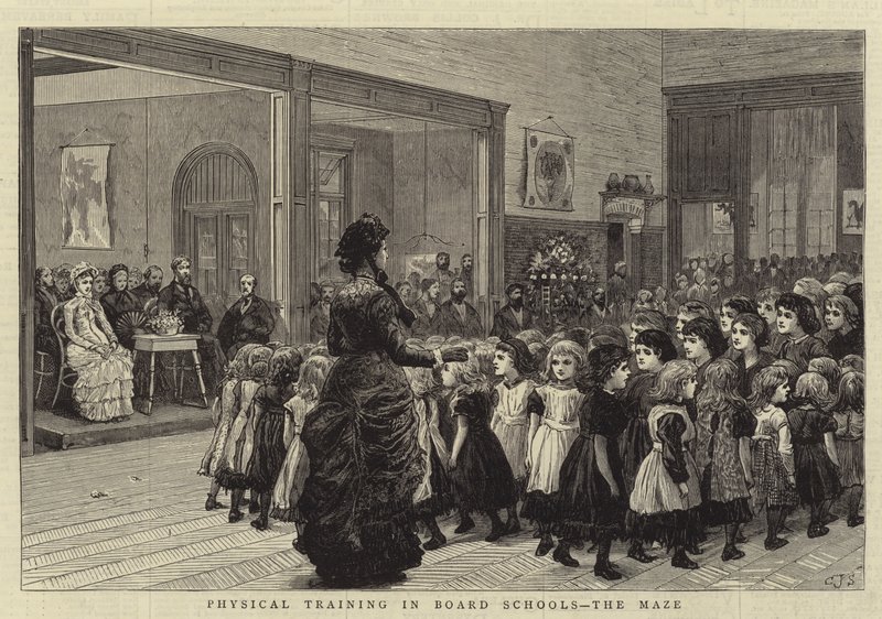 Entraînement physique dans les écoles publiques, le labyrinthe - Charles J. Staniland