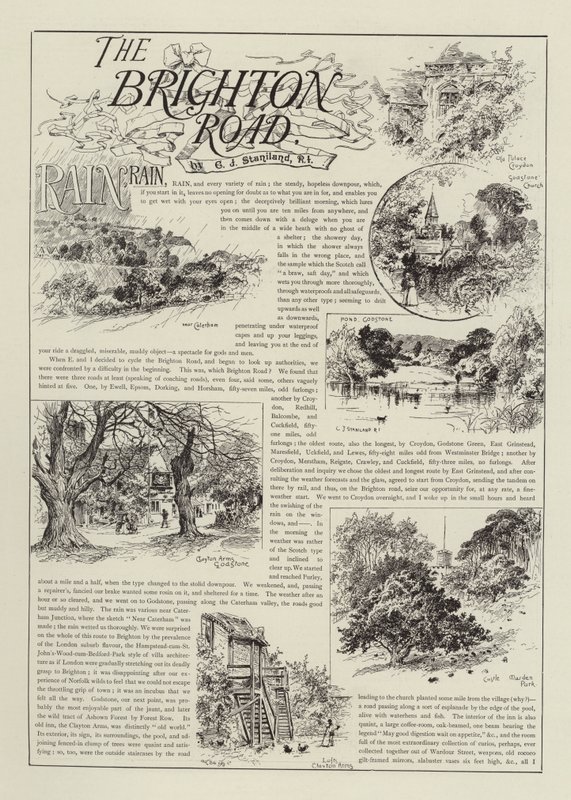 La route de Brighton - Charles J. Staniland