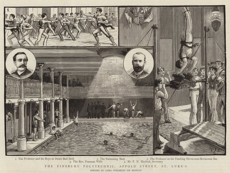 Le Finsbury Polytechnic, Appold Street, St Luke