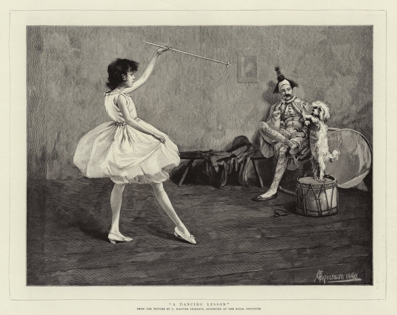 Une leçon de danse - Charles MacIvor or MacIver Grierson