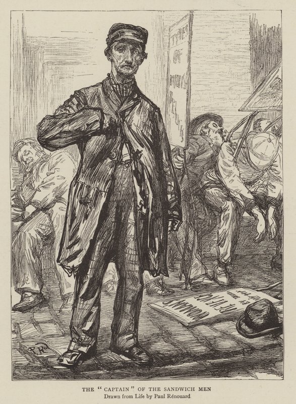 Le capitaine des hommes-sandwichs - Charles Paul Renouard