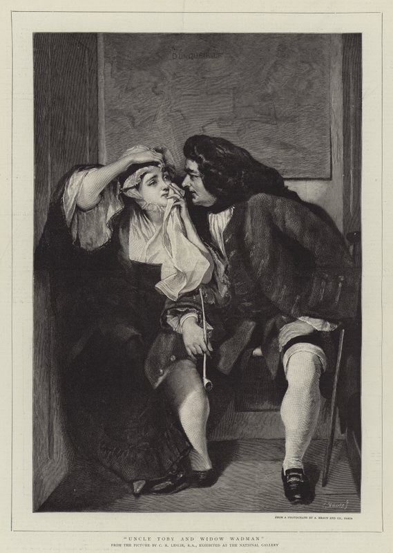 Oncle Toby et veuve Wadman - Charles Robert Leslie