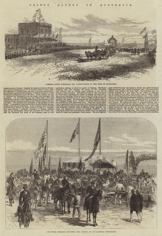 Prince Alfred en Australie - Sir John Charles Robinson
