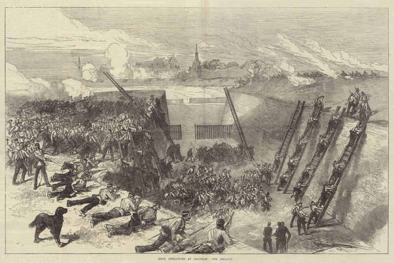 Opérations de siège à Chatham, l