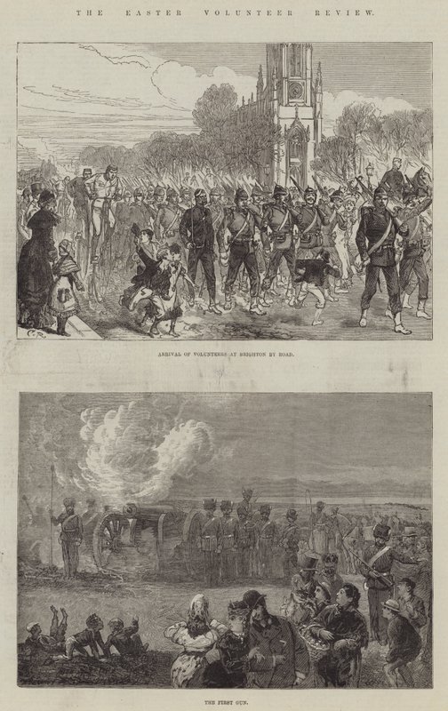 La Revue des Volontaires de Pâques - Sir John Charles Robinson