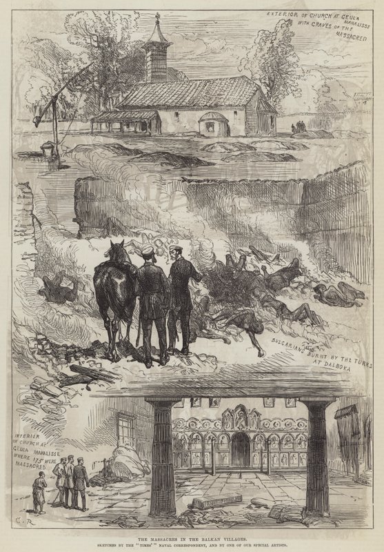 Les Massacres dans les Villages des Balkans - Sir John Charles Robinson