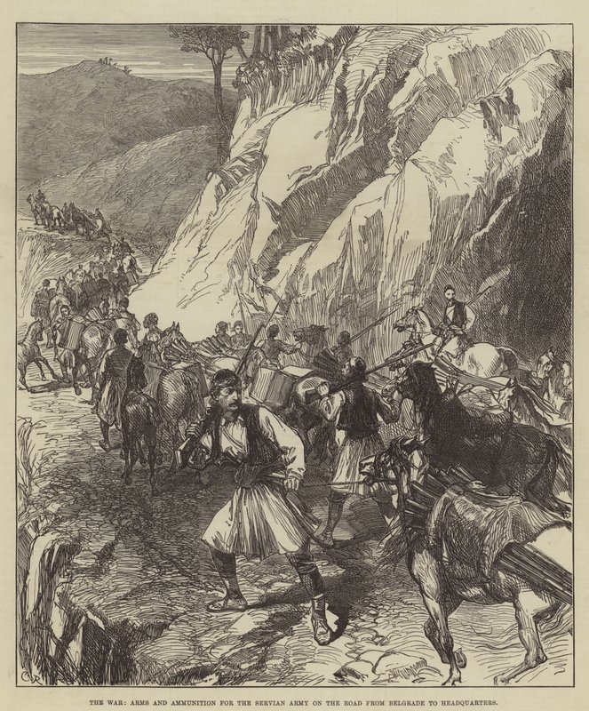 La guerre, armes et munitions pour l