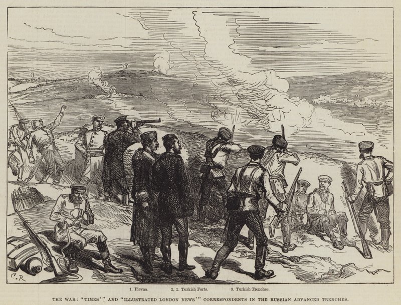 La guerre, correspondants du Times et de l