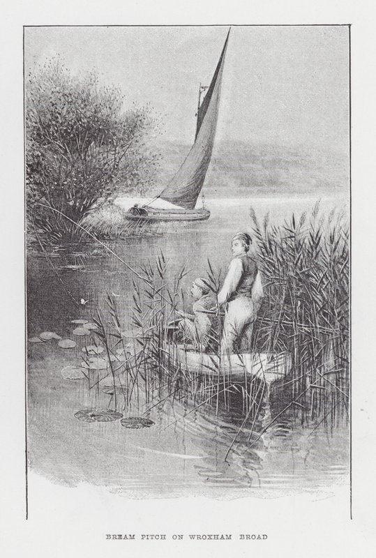 Pêche : Bream Pitch sur Wroxham Broad - Charles (after) Whymper