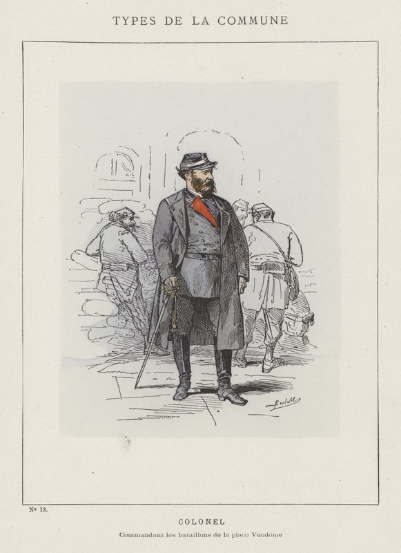 Colonel, commandant les bataillons de la place Vendôme - Charles Albert d Arnoux Bertall