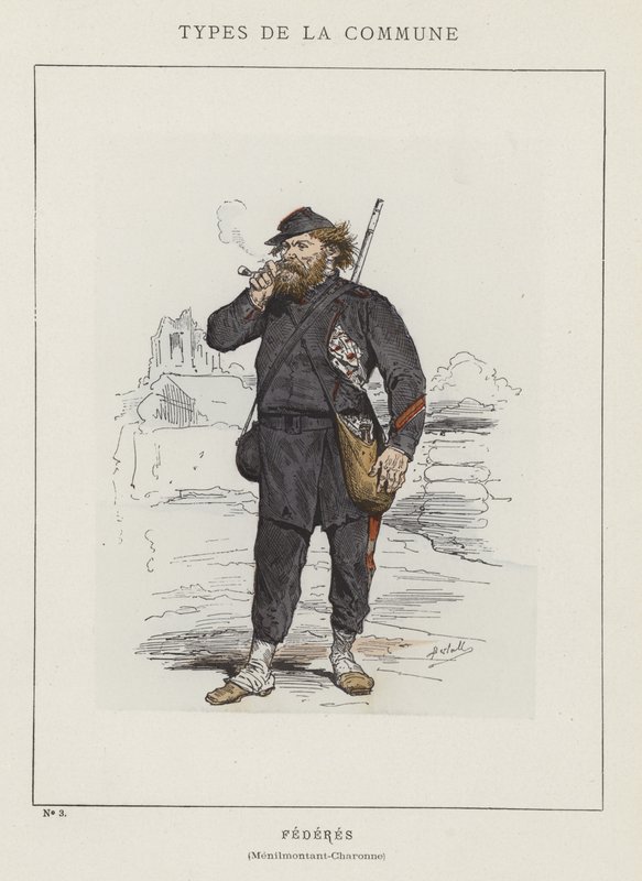 Fédérés, Ménilmontant-Charonne - Charles Albert d Arnoux Bertall