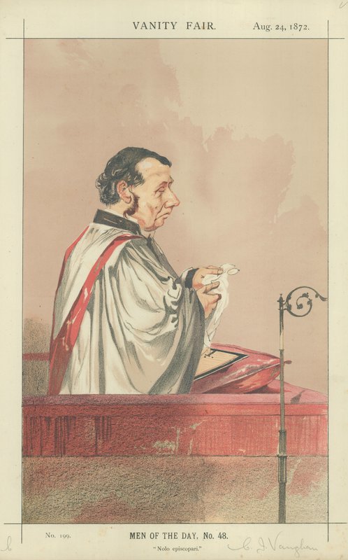 Révérend Charles John Vaughan - Charles Auguste Loye