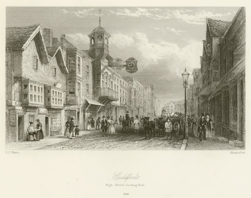 Guildford, High Street, vue vers l