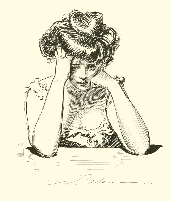 Elle décide de mourir malgré le Dr Bottles - Charles Dana Gibson