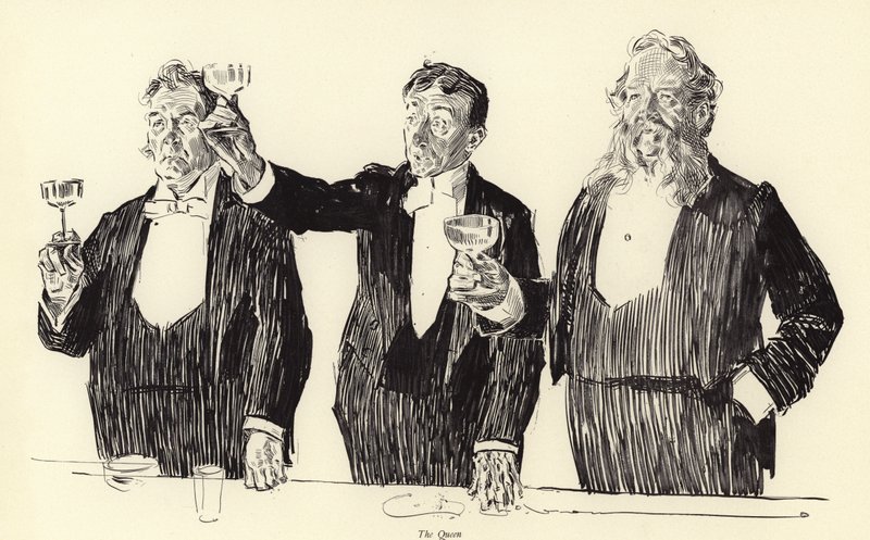 La Reine, Le Toast Royal - Charles Dana Gibson