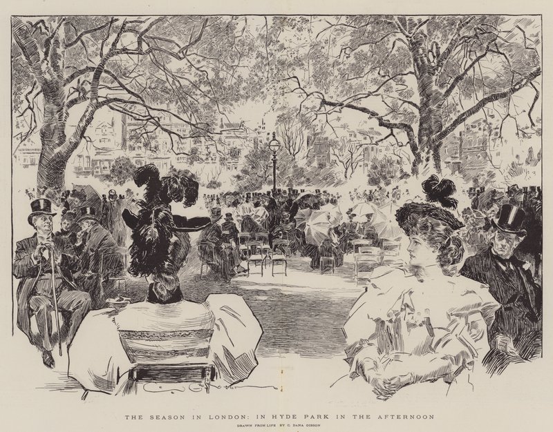 La Saison à Londres, à Hyde Park l