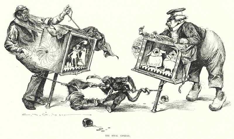 Les opéras rivaux - Charles Dana Gibson