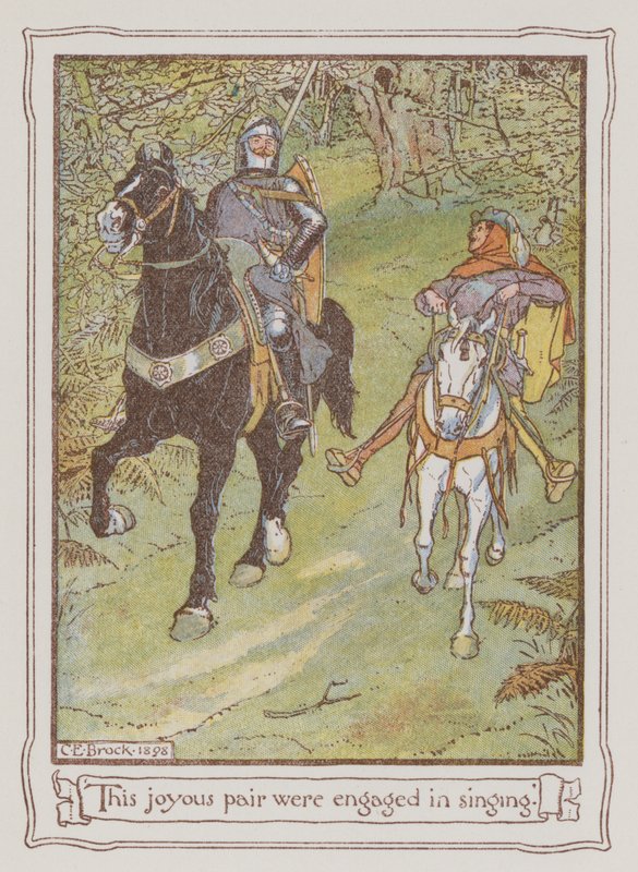 Illustration pour Ivanhoé de Sir Walter Scott - Charles Edmund Brock