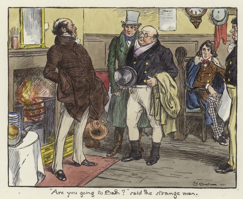 Illustration pour les Papiers Pickwick - Charles Edmund Brock