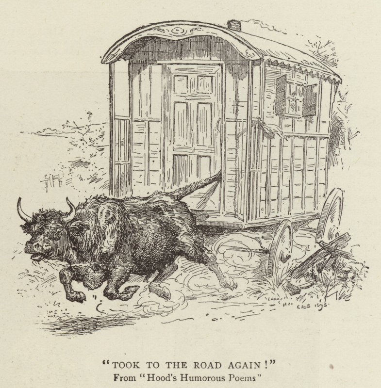 Repris la route!, Poèmes humoristiques de Hood - Charles Edmund Brock