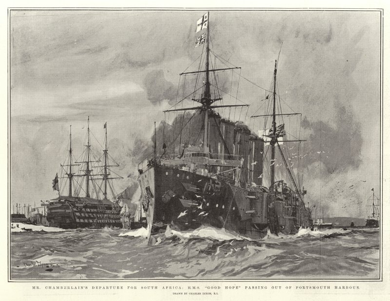 Départ de M. Chamberlain pour l