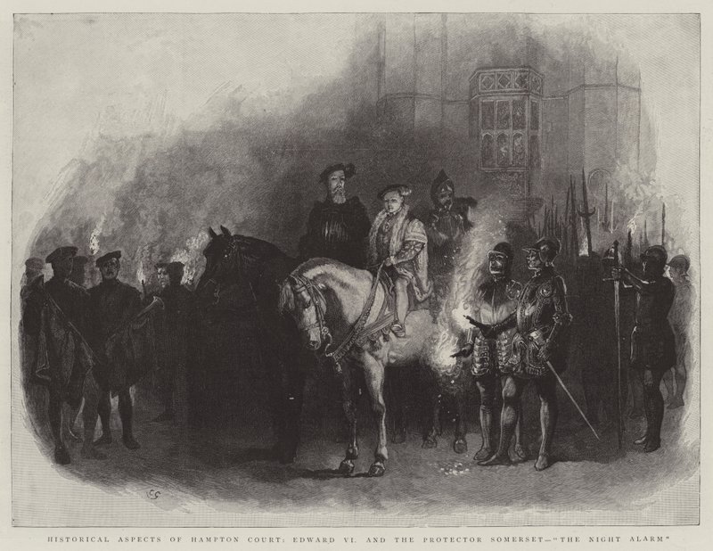 Aspects historiques de Hampton Court, Édouard VI et le protecteur Somerset, l