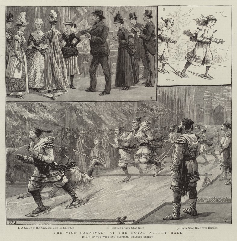Le carnaval de glace au Royal Albert Hall - Charles J. Staniland