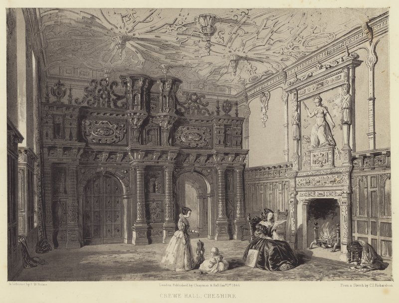 Crewe Hall, Cheshire - Charles James Richardson