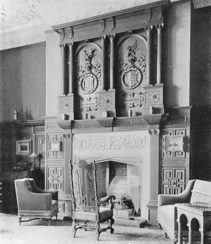 Une belle cheminée - Charles Latham