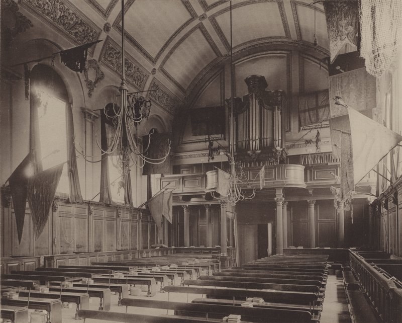 Hôpital de Chelsea, intérieur de la chapelle - Charles Latham
