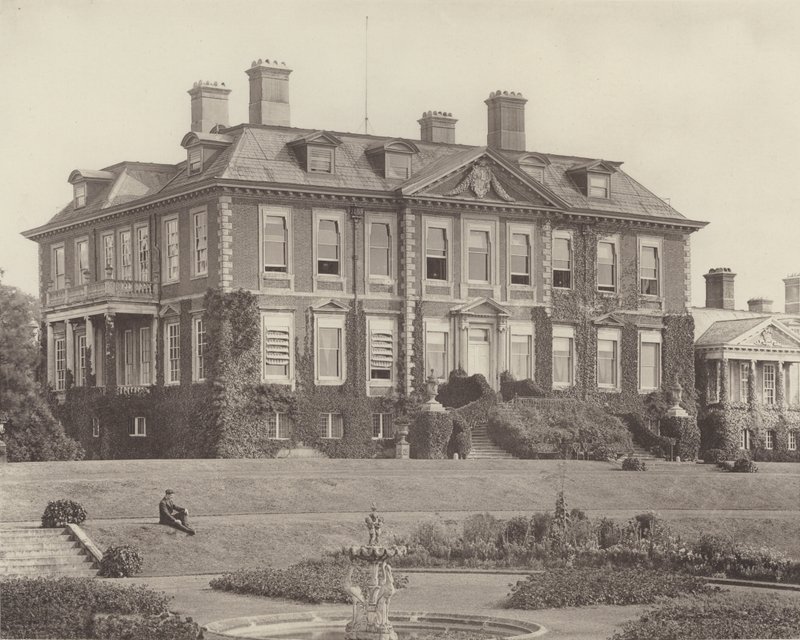 Melton Constable, Norfolk, la Façade du Jardin - Charles Latham