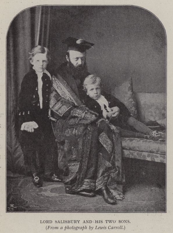 Lord Salisbury et ses deux fils - Charles Lutwidge Dodgson