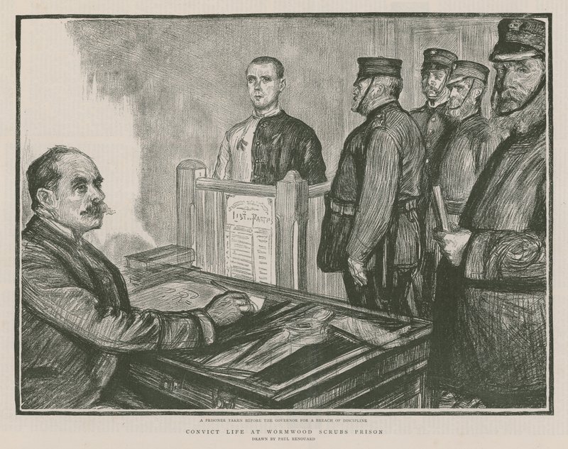 Vie de détenu à la prison de Wormwood Scrubs - Charles Paul Renouard