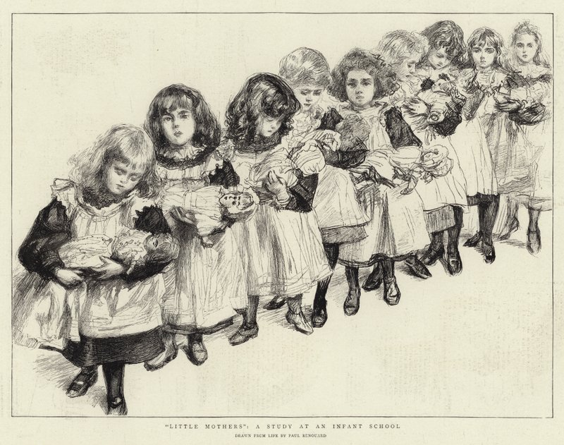 Petites Mères, une étude à une École Maternelle - Charles Paul Renouard
